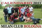 Copertina Calendario 2011 Milan Club Bologna