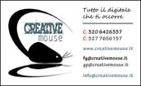 Biglietto da visita Creative Mouse