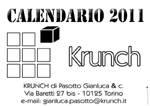 Copertina Calendario 2011 Krunch