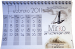 Interno Calendario 2011 Mirko Parrucchiere